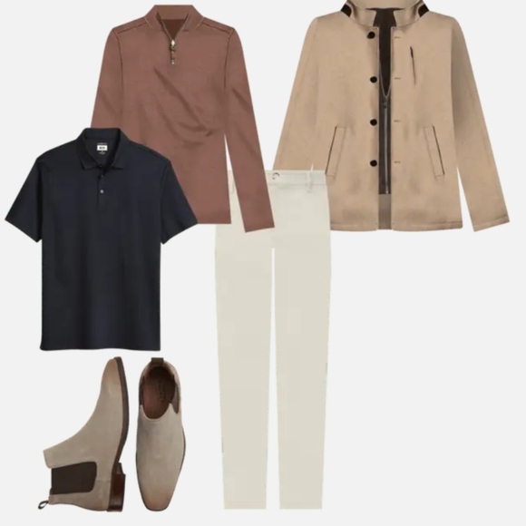 Men's Tan Chelsea Boots - Picture 2 of 10